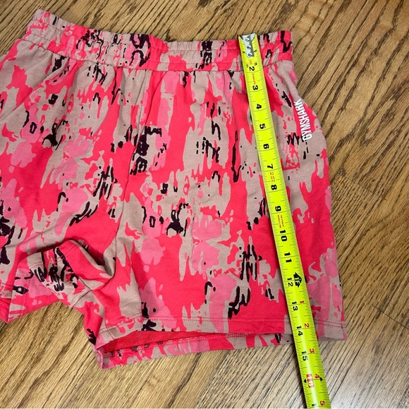 GYMSHARK | Red Pink Camo Jersey Athletic Shorts Size S - Picture 10 of 14